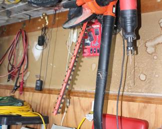 Leaf blower, hedge trimmer