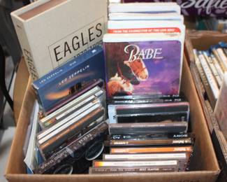 CDs, VHS Tapes
