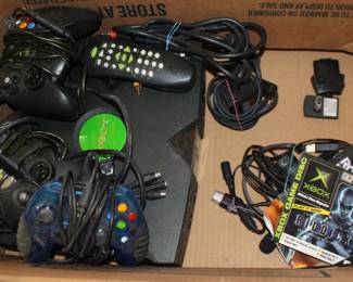 XBOX and there are Several Game cartridges (cds also)