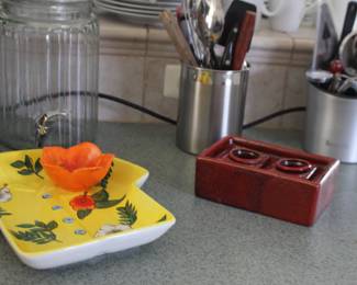 Lemonade Jar, Serving Dish, Utensils, Candle Holder