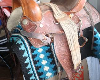Custom made Buffalo Saddlery co