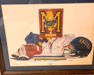 Signed Murray State University Print by McIntosh