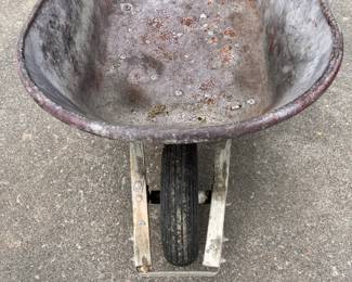 Metal Wheelbarrow