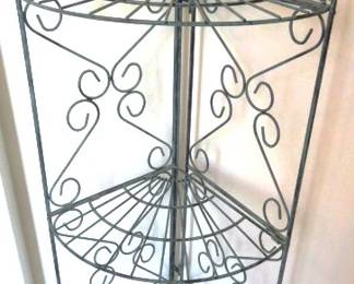 Metal 3 Tier Folding Plant Stand