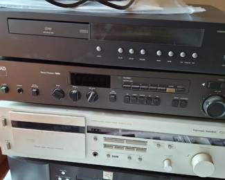 Audio Equipment: Moon CD Player 280D, Harmon Karden Cassette Player CD91, Arcam CD Player CD92
