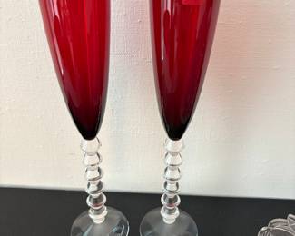 Baccarat flutes