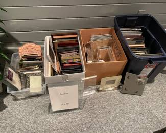 many, many picture frames