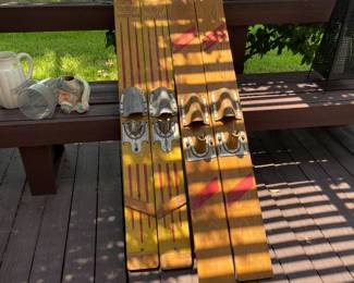 vintage water skis