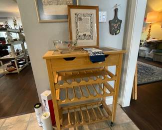 wine rack server bar