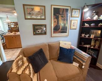 two cushion sofa