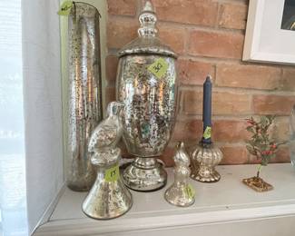 mercury glass collection