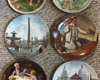 Norman Rockwell collectors plates