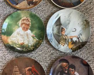 Norman Rockwell collectors plates