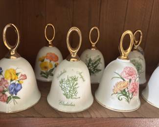 Large porcelain bells