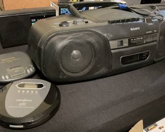 Portable CD players & boom box