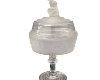 1879 Gillinder & Sons Westward Ho Glass