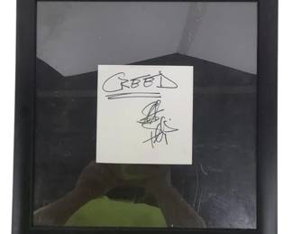 Creed Rock Band Autographs
