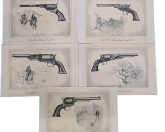 San Francisco Gun Exchange Prints 1950's