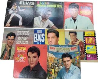 Elvis Presley Vinyl Albums Lot
