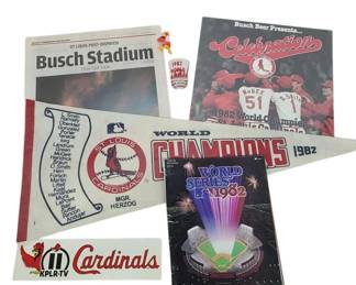 Cardinals 1982 World Series Lot