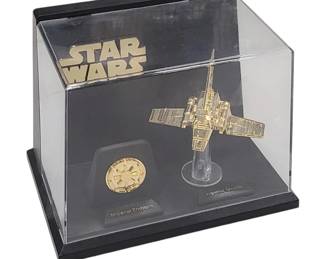 24K Gold Plated Star Wars Imperial Shuttle