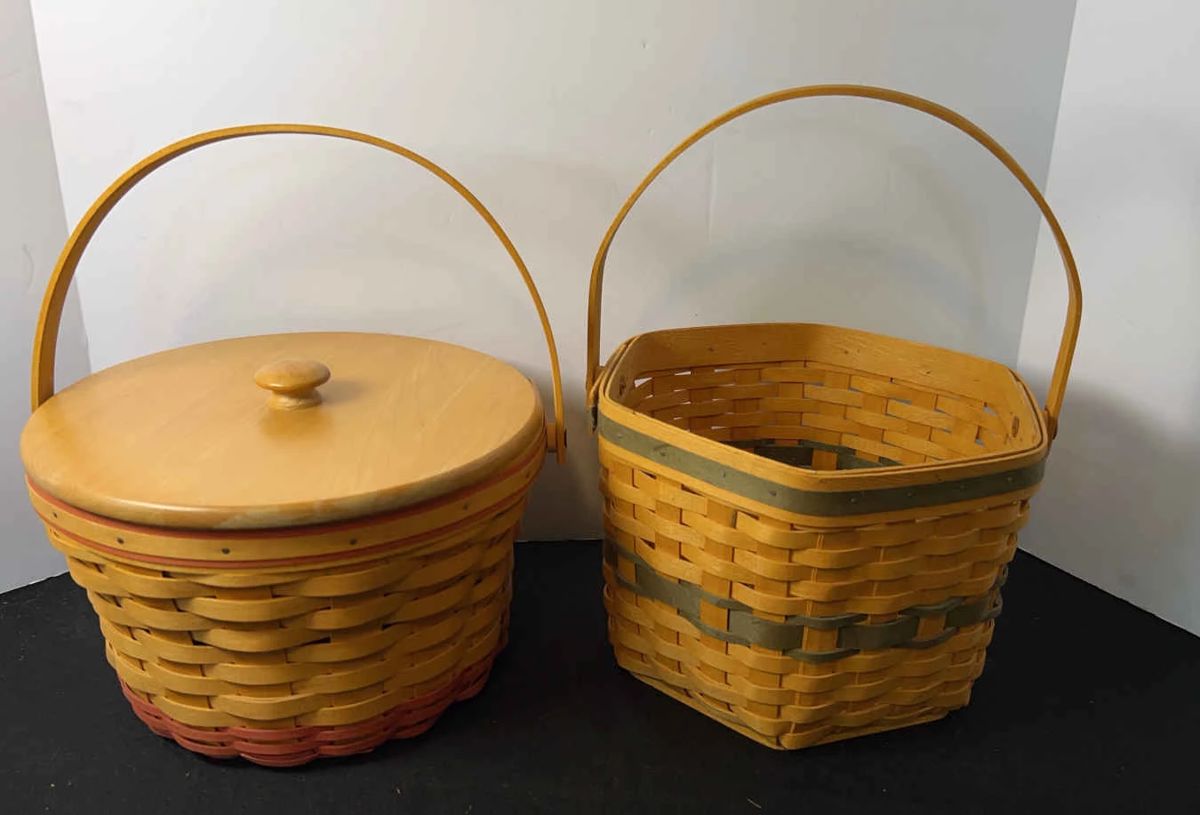 001 Longaberger Homestead and Snowflake Baskets