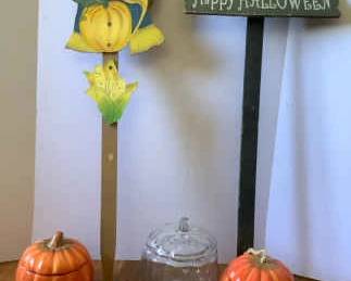 Glass Ceramic Pumpkins  More