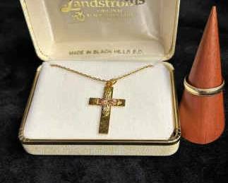 011 10K Gold Necklace and Ring