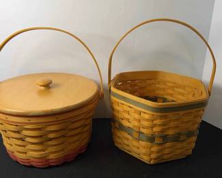 001 Longaberger Homestead and Snowflake Baskets