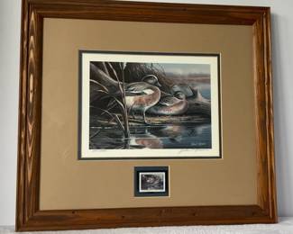Ducks Unlimited Print 1997 Stamp by John C Green
