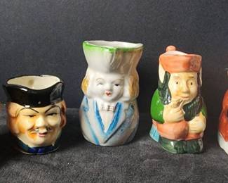 Vintage Miniature Toby Jugs