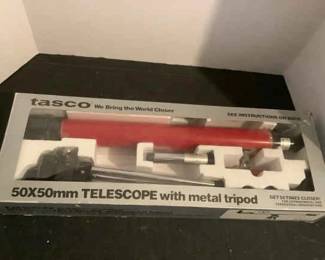 Tasco 50 X 50 mm Telescope Tripod 