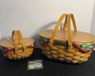 Longaberger Gumdrop and Get Together Baskets
