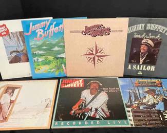 Jimmy Buffet Collection Vinyl Albums 