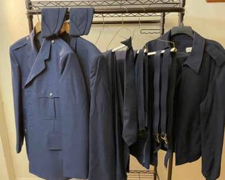 Vintage Air Force Mens Dress and Regular Uniforms