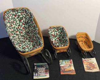 Longaberger Sleigh Baskets