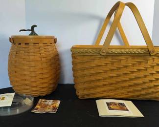 Longaberger October Fields and Founders Market Baskets