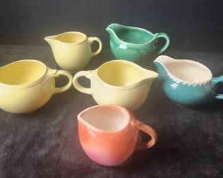 LuRay, Harker Pottery, Mount Clemens Creamers