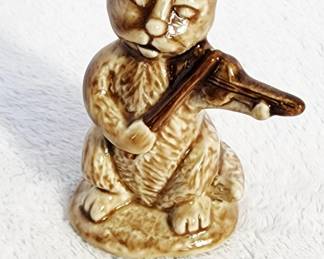 Wade Whimsies Nursery Favorite 2004 Large Cat and the Fiddle