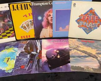 J. Girls Band, Yes, Deep Purple and More Vinyl Albums 
