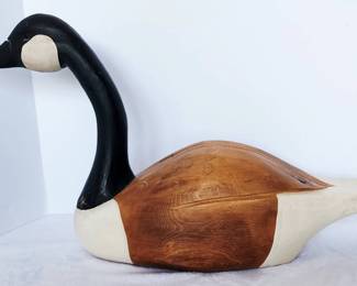 Handcarved Wooden Canadian Goose
