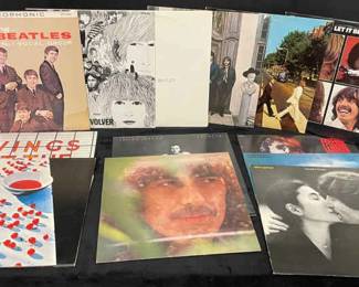 004 The Beatles Collection Plus Individual Artist Vinyl Albums