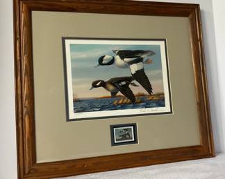 007 Ducks Unlimited Print 2000 by Russ Duerksen