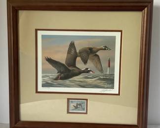 Ducks Unlimited Print 1997 Stamp by Wilhelm Goebel