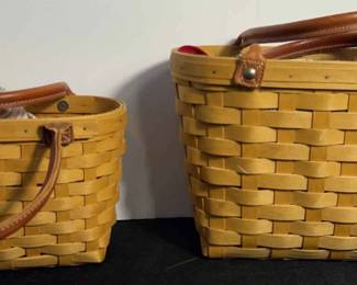 Longaberger Small and Medium Boardwalk Purses