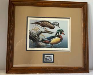 Ducks Unlimited Print 1995 Stamp by Russ Duerkson