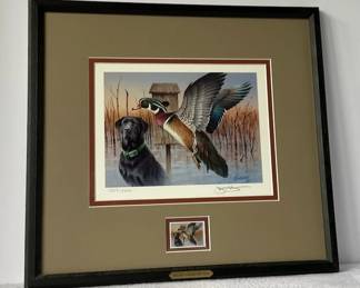 Ducks Unlimited Print 2004 Stamp by Jim Killen 