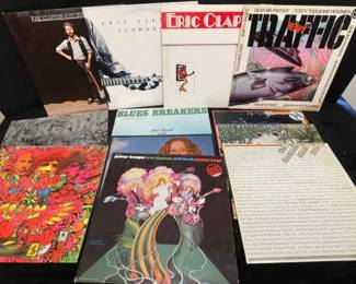 Eric Clapton Collection and More Vinyl Albums 