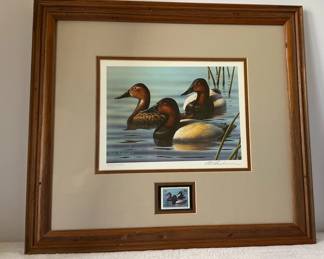 Ducks Unlimited Print 2002 Stamp by Mark Anderson