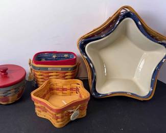 Longaberger Assorted Star Baskets